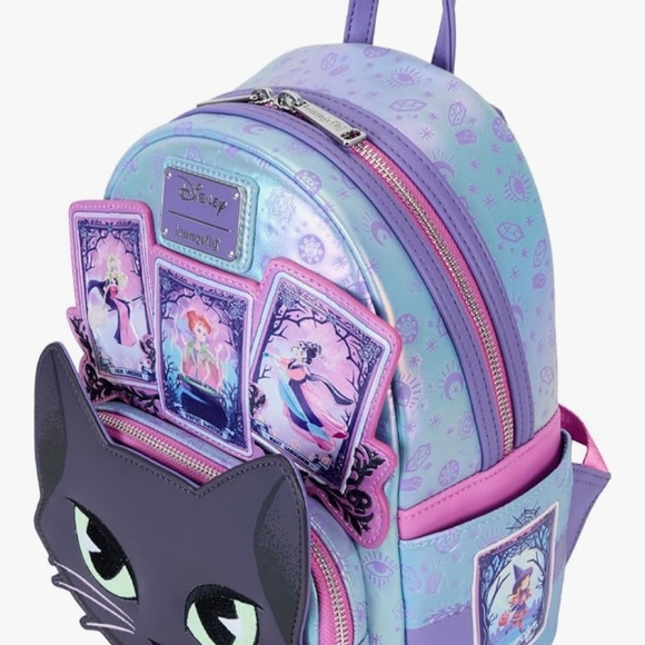 Loungefly Hocus Pocus Tarot Card Binx Iridescent Mini Backpack NWT main image 6